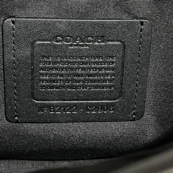 COACH Heritage Map Smooth Leather Crossbody C2906 GUC! - Picture 11 of 12